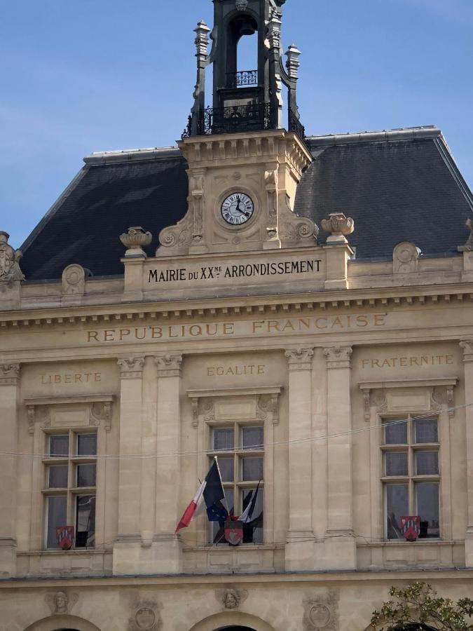 Gambetta Residences Hotel Paris Centre Exteriör bild